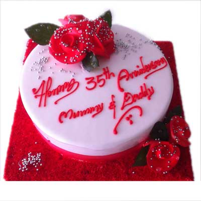 "Red Rose Cake - 3kgs (Rajahmundry Exclusives) - Click here to View more details about this Product
